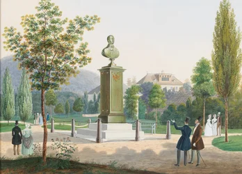 Ærkehertug Rudolf, kardinalærkebiskop af Olomouc-monumentet i Ischl.