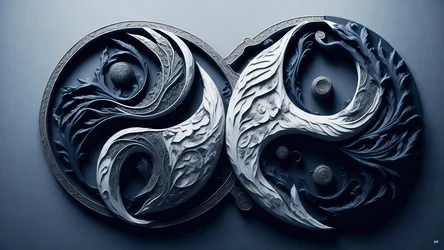 enkaustisk Feng Shui koncept af YIN OG YANG _05