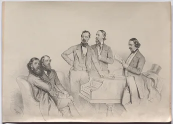 Østrigske komponister; Heinrich Proch, Franz von Suppé, Karl Binder, Anton Emil Titl, Anton Maria Storch