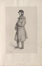 Portræt af Franz Liszt 1811-1886, 1840.