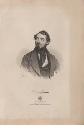 Portræt af operasangeren Napoleone Moriani 1808-1878, 1840.