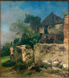 Gammel stald nær Tölz