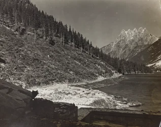 Album "Min verdenskrig - minder om den sydvestlige front i Kärnten, Italien, Trentino-Alto Adige) 31/03/1915-12/11/ 1918 - Josef Zohles Vienna ": bjerglandskab (s/h pho