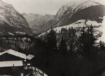 Album "Min verdenskrig - minder om den sydvestlige front i Kärnten, Italien, Trentino-Alto Adige) 31/03/1915-12/11/ 1918 - Josef Zohles Wien ": observationspunktsartilleri