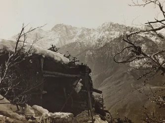 Album "Min verdenskrig - minder om den sydvestlige front i Kärnten, Italien, Trentino-Alto Adige) 31/03/1915-12/11/ 1918 - Josef Zohles Vienna ": flygtningemilitær i Brisia (