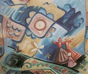 Singing Girls Folklore Ornament, 1936