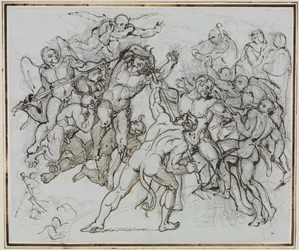 Ved begsøen, kræmmeren Ciampolo fra Navarra (Dantes Inferno, Canto 22, V 34)
