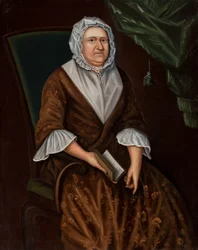 Faith Savage, fru Cornelius Waldo, ca. 1750 (olie på lærred)