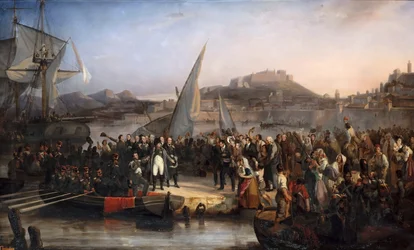 Napoleon forlod øen Elba den 26. februar 1815