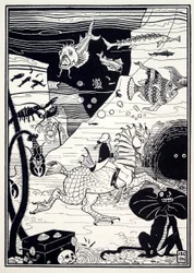 Der var et stort udvalg af høje, ædle træer, fyldt med marine frugter, såsom hummere ..., 1895.