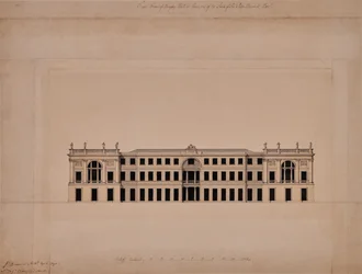 Østfronten af Langley Hall i Kent