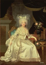 Portræt af Louise Marie Josephine af Savoyen, grevinde af Provence