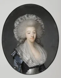 Prinsesse Maria Theresa af Savoyen 1756-1805, grevinde af Artois, 1785.