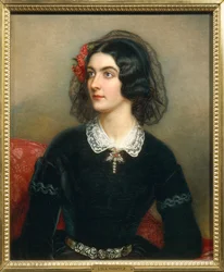 Portræt af Maria Dolores Elisa Gilbert, kendt som Lola Montez (Limerick
