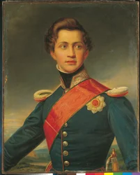 Portræt af Othon som ung mand (olie på lærred)