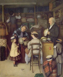 Køb af en ny hat, 1880