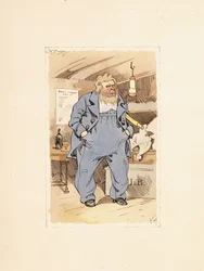 Kaptajn Jack Bunsby, fra Dombey and Son (1848)