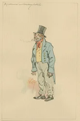 A Laborer in Holiday Clothes, ca. 1920