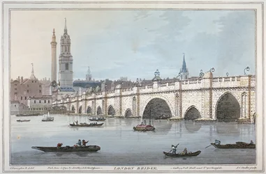 Old London Bridge, 1795