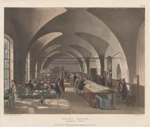 Frimærkekontoret, Somerset House, 1. juli 1809., 1. juli 1809.