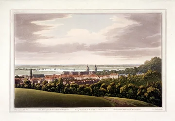 Udsigt over Greenwich, London, 1795