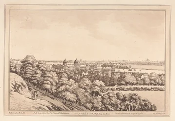 Udsigt over Greenwich og op ad floden