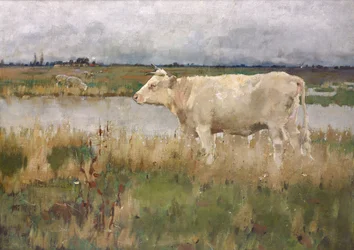 A Lincolnshire Pasture, ca. 1882-3 (olie på lærred)