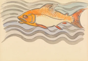Fisk (akvarel på papir)