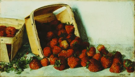 Kurv med jordbær, 1883