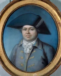 Portræt af Georges Cadoudal (1771-1804). Han er en af de mest berømte chouaner. Maleri af Joseph Ducreux (1735-1802). 18. århundrede. Orléans, Kunstmuseet
