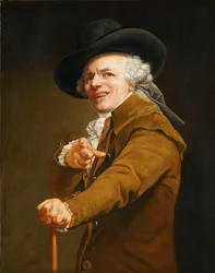 Selvportræt af kunstneren i en spotters skikkelse, ca. 1793