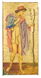 Crystofore, 1898-99 (blandet medier på bearbejdet bladguldpanel) (detalje af 342697)