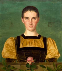 Portræt af Anna Elizabeth Baker