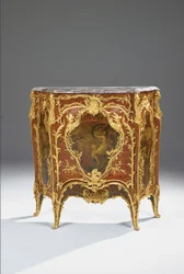 Skænk, ca. 1900 (ormolu-monteret kingwood & wenis martin)