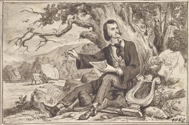 Kunsten: Digter, lyre, maler