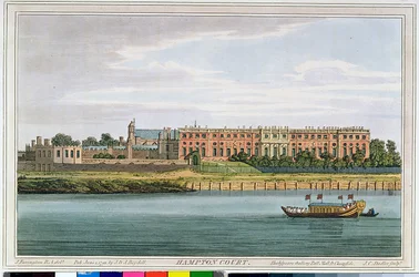 Hampton Court, graveret af J.C. Stadler (fl.1780-1812) fra Havells 
