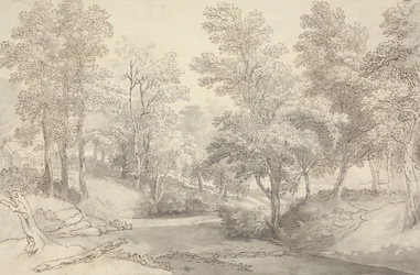 Trappesten ved floden Duddon, Lake District