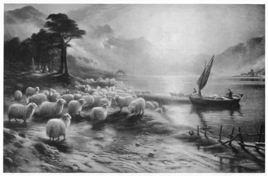 Færgen på søen, c1890, 1911