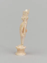 Hvid bonde, skakbrik, Indien, 1820 ca