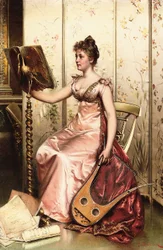 The Recital (olie på lærred)