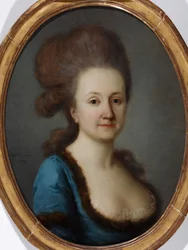 Portræt af Euphrosine Katharina von Bock, født von Stackelberg 1752-1821, 1780