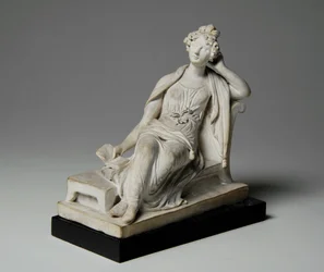 Maquette til Elizabeth Goodman Banks siddende
