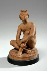 Maquette til en pastoral Apollo