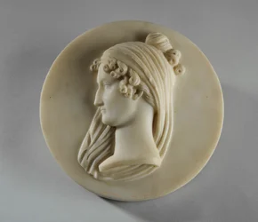 Medaljon Portræt af fru Elizabeth Allan