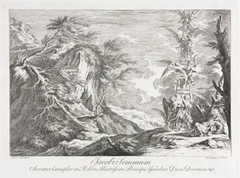 Jacobs drøm, ca. 1720.