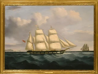 Bark Isis / 1800-tals maleri af Joseph Heard