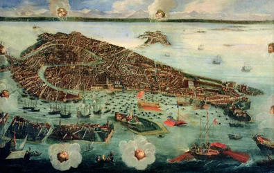 Fugleperspektiv af Venedig