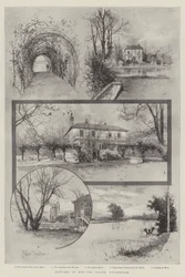 Skitser af Eel-Pie Island, Twickenham