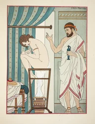 Røgelsesterapi, illustration fra „Hippokrates