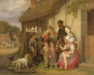 Den rejsende gipsfigursælger, 1883